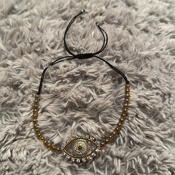 Evil eye adjustable bracelet - Picture 1 of 2